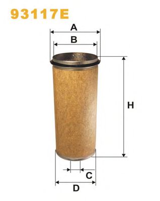 WIX FILTERS 93117e -  Фильтр добавочного воздуха